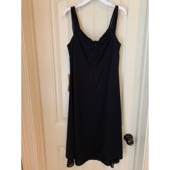 DE LARA BY SHEILA YEN JUNIORS COCTAIL PARTY LITTLE BLACK DRESS SIZE 5/6 NEW - Picture 2 of 5